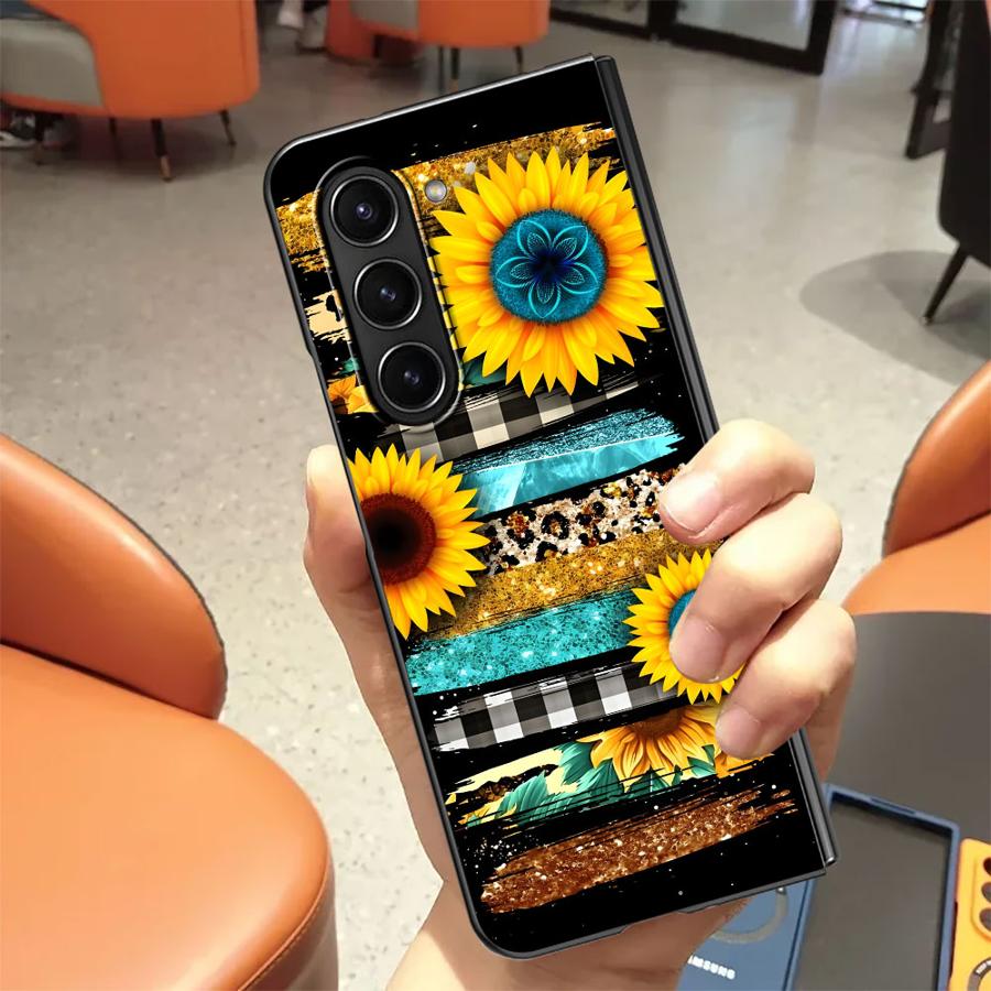 ม้าลายลายดอกทานตะวันกลับกรณีปก - Phone Cases Z Fold 6 บทวิจารณ์และราคา