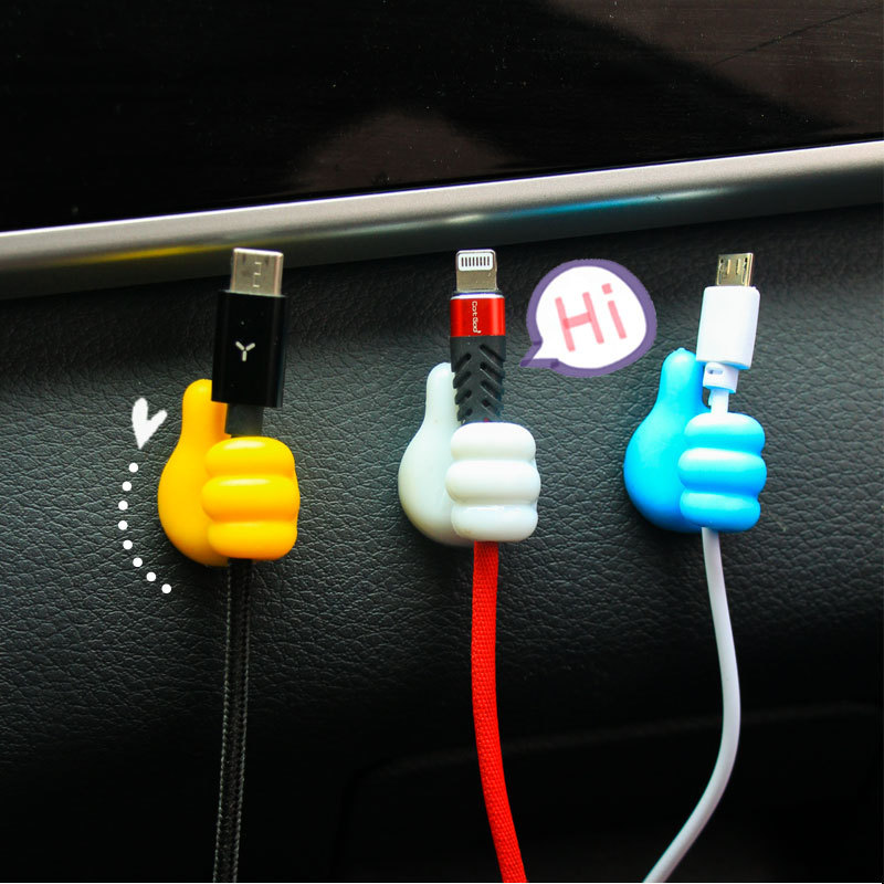 สายไฟที่วางแว่นยางรูปมือ2ชิ้นส - Phone Cases Rubber บทวิจารณ์และราคา