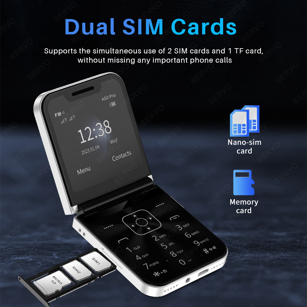 SERVO A50 Pro พลิกโทรศัพท์ Dua - Phone Cases Verizon บทวิจารณ์และราคา