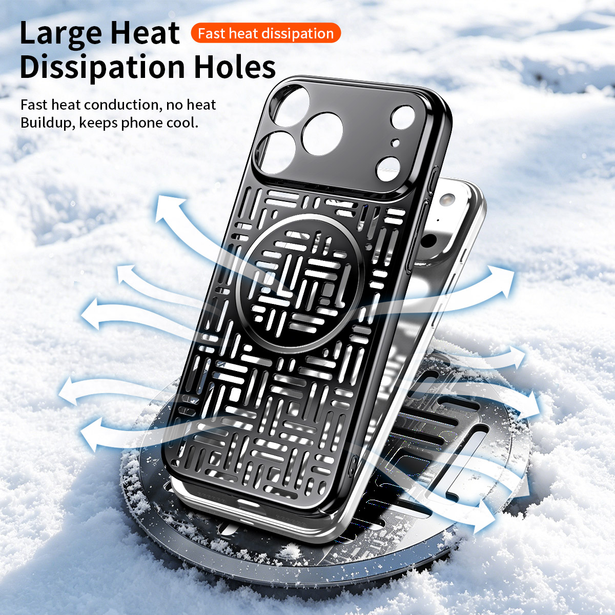 เคสโทรศัพท์สำหรับ iPhone 17 Pr - Heat Dissipation Case บทวิจารณ์และราคา