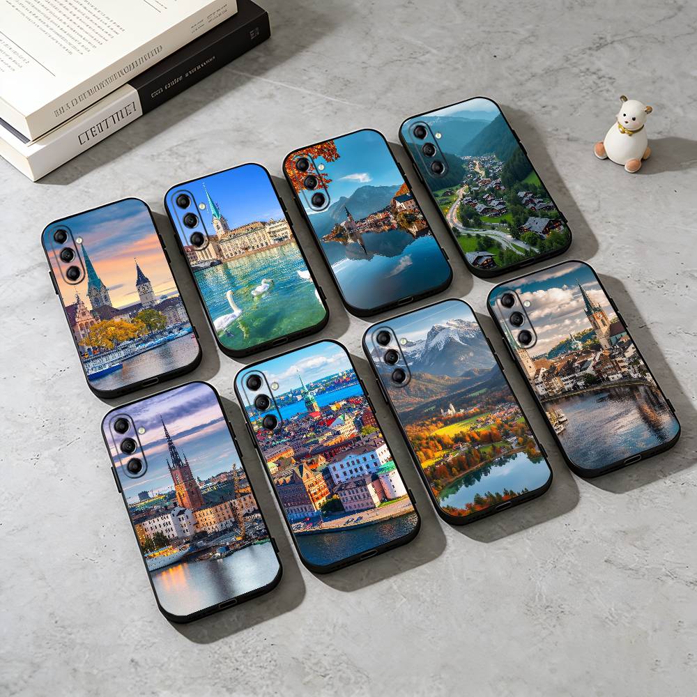 เคสโทรศัพท์ซิลิโคนสีดำนุ่มแรงบ - Zurich Phone Cases บทวิจารณ์และราคา