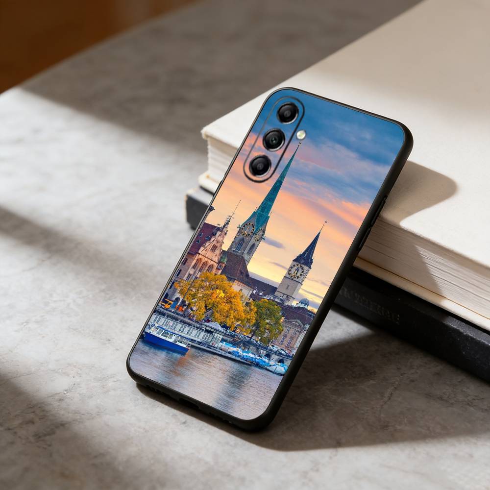 เคสโทรศัพท์ซิลิโคนสีดำนุ่มแรงบ - Zurich Phone Cases บทวิจารณ์และราคา