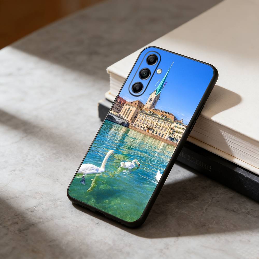 เคสโทรศัพท์ซิลิโคนสีดำนุ่มแรงบ - Zurich Phone Cases บทวิจารณ์และราคา
