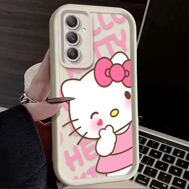 เคสซานริโอ้ลายเฮลโลคิตตี้สีชมพ - Phone Cases Samsung Galaxy บทวิจารณ์และราคา