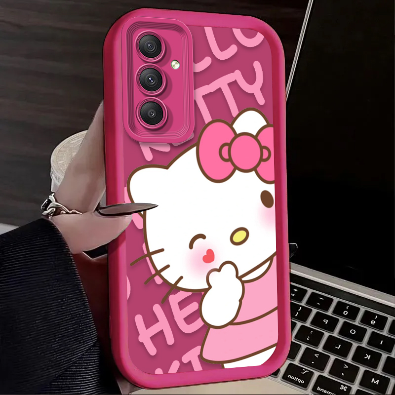 เคสซานริโอ้ลายเฮลโลคิตตี้สีชมพ - Phone Cases Samsung Galaxy บทวิจารณ์และราคา