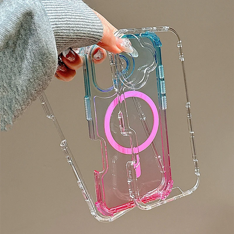 เคสกันกระแทกแบบใสไล่สี 3in1 รุ - Gradient Color Case บทวิจารณ์และราคา