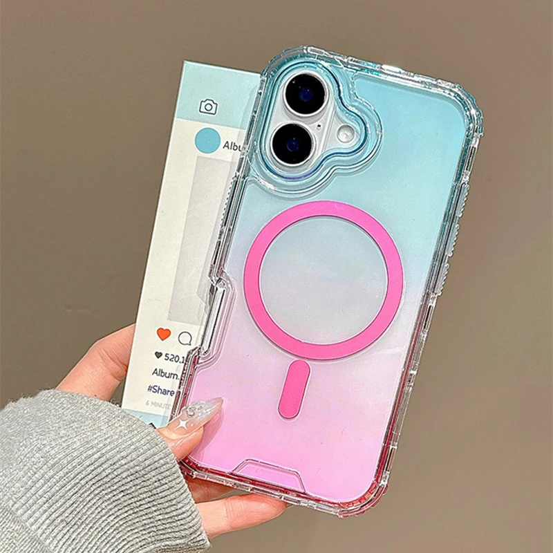 เคสกันกระแทกแบบใสไล่สี 3in1 รุ - Gradient Color Case บทวิจารณ์และราคา