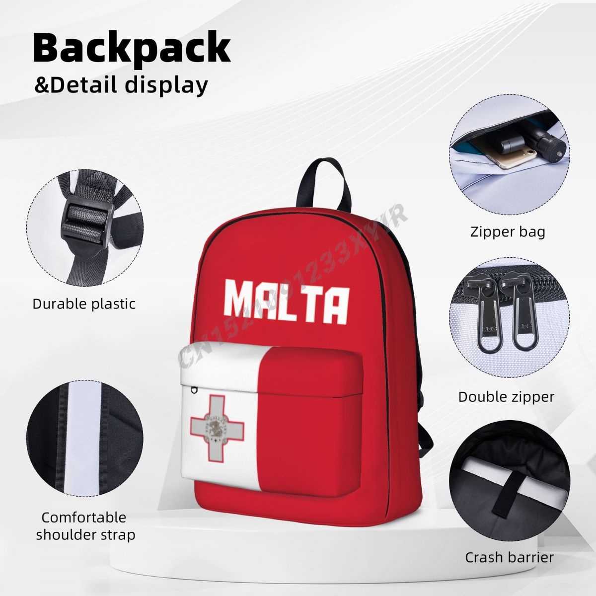 กระเป๋าเป้สะพายหลัง unisex มอล - Phone Cases Malta บทวิจารณ์และราคา