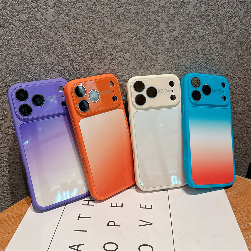 เคสโทรศัพท์ไล่เฉดสีลูกกวาดสุดห - Gradient Color Case บทวิจารณ์และราคา