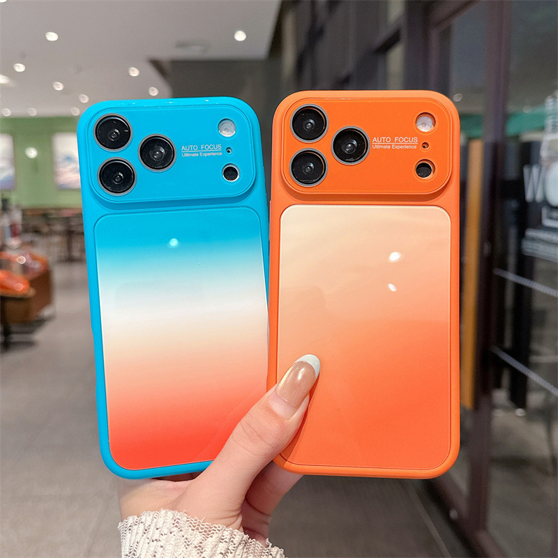 เคสโทรศัพท์ไล่เฉดสีลูกกวาดสุดห - Gradient Color Case บทวิจารณ์และราคา
