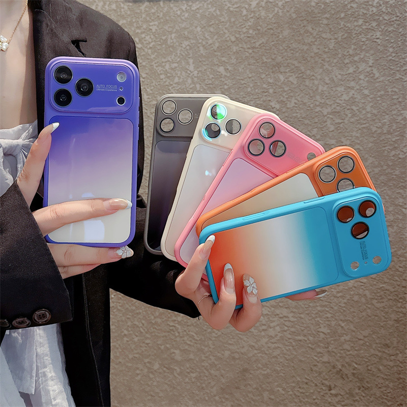 เคสโทรศัพท์ไล่เฉดสีลูกกวาดสุดห - Gradient Color Case บทวิจารณ์และราคา