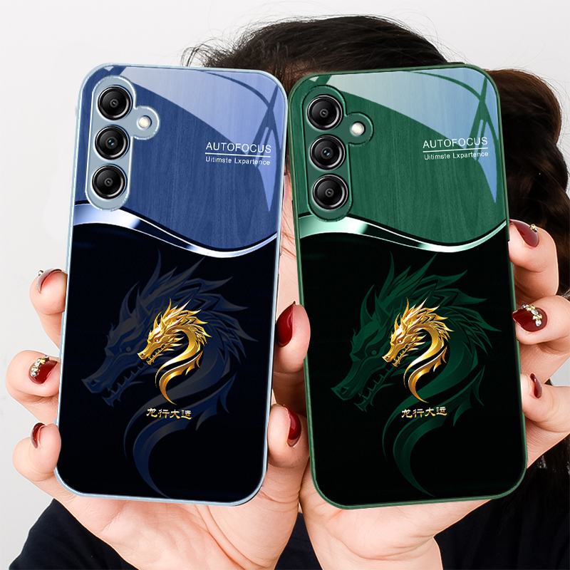 เคสโทรศัพท์แก้วลายมังกรสีทองไล - Gradient Color Case บทวิจารณ์และราคา