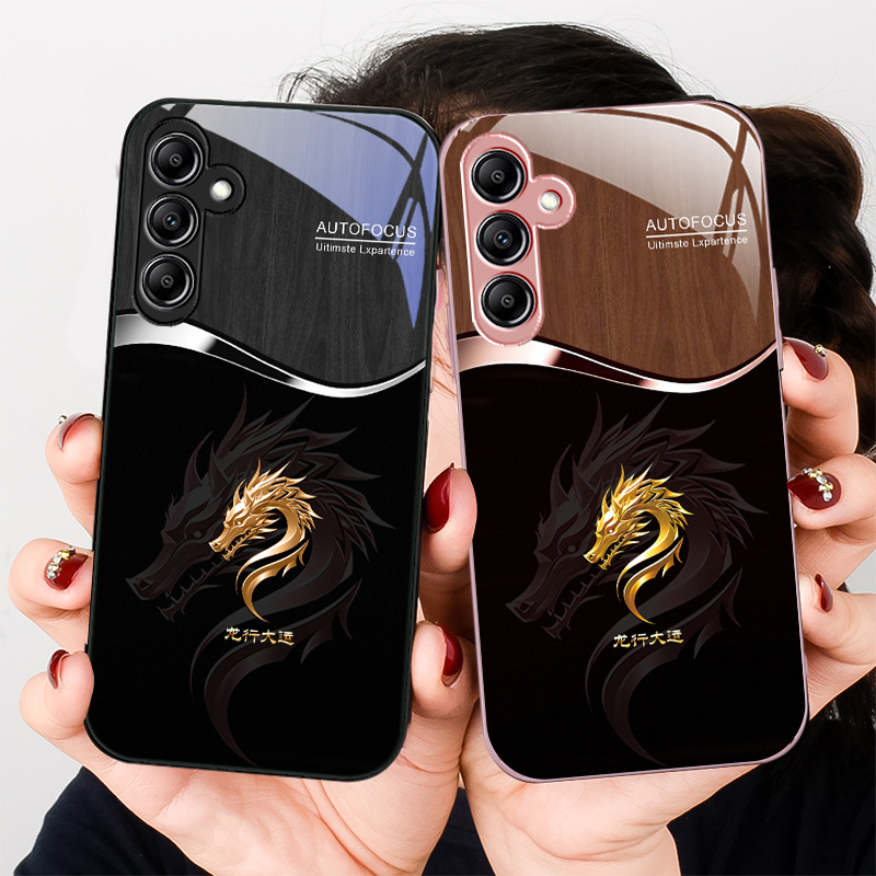 เคสโทรศัพท์แก้วลายมังกรสีทองไล - Gradient Color Case บทวิจารณ์และราคา