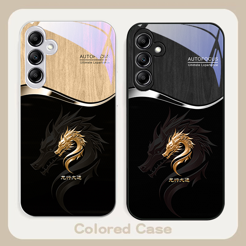 เคสโทรศัพท์แก้วลายมังกรสีทองไล - Gradient Color Case บทวิจารณ์และราคา