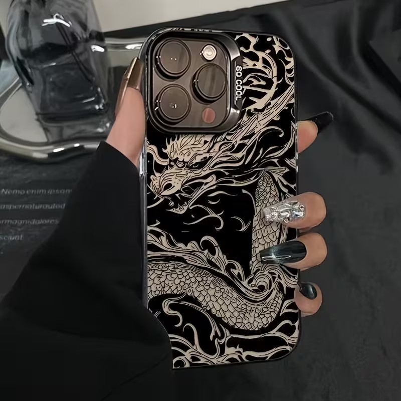 เคสโทรศัพท์ลายมังกร สำหรับ iPh - Gradient Color Case บทวิจารณ์และราคา