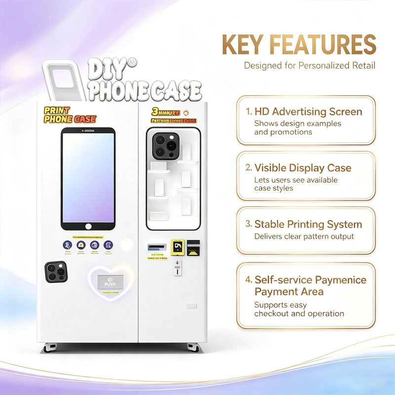 เครื่องจำหน่ายเคสโทรศัพท์อัตโน - Phone Cases Vending Machine บทวิจารณ์และราคา
