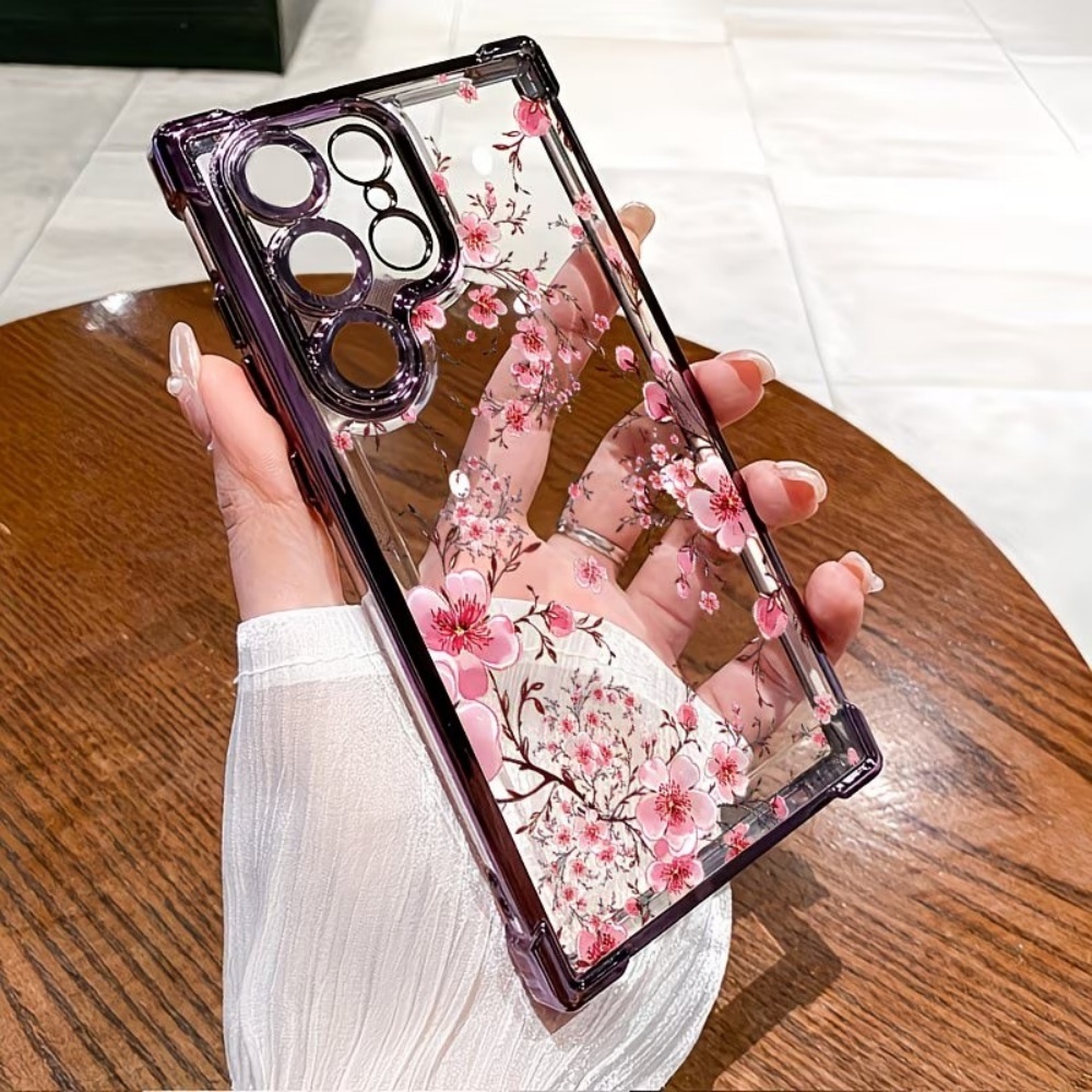 เคสโทรศัพท์เคลือบลายดอกซากุระ  - Phone Cases Samsung Galaxy บทวิจารณ์และราคา