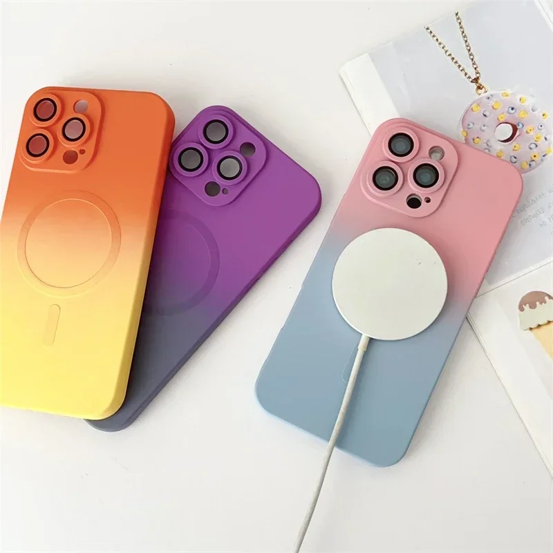 เคสซิลิโคนนิ่มแบบไล่สีสำหรับชา - Gradient Color Case บทวิจารณ์และราคา